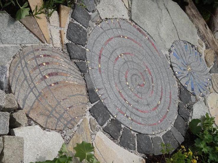 Runde Granitplatten Mosaik Runde Granitplatten Mosaik